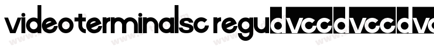 VideoTerminalSc Regu字体转换